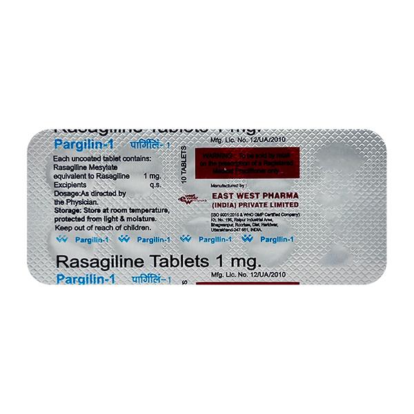 Pargilin 1mg Tablet 10'S Price, Uses, Side effects, Substitutes | Netmeds