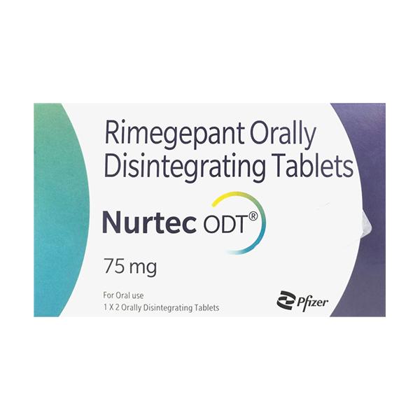 Nurtec Odt 75mg Orally Disintegrating Tablet 2's Price, Uses, Side ...