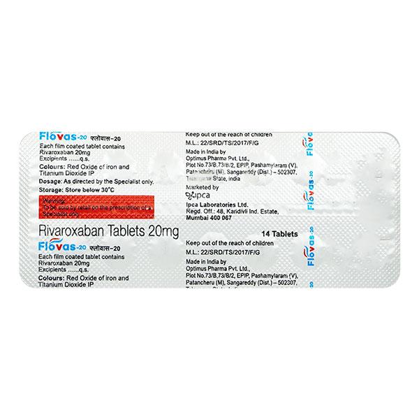 FLOVAS 20 Tablet 14's Price, Uses, Side effects, Substitutes | Netmeds