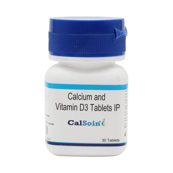 CALSOIN Tablet 30's Price, Uses, Side effects, Substitutes | Netmeds