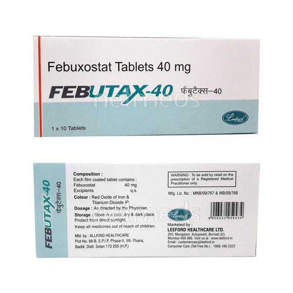 febutax 40mg tablets