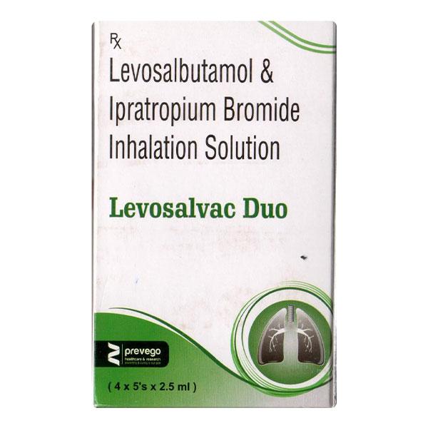 LEVOSALVAC DUO Respules 5x2.5ml Price, Uses, Side effects, Substitutes ...