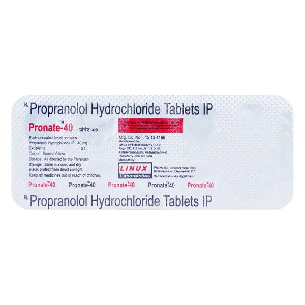 Pronate 40mg Tablet 10'S : Price, Uses, Side Effects | Netmeds