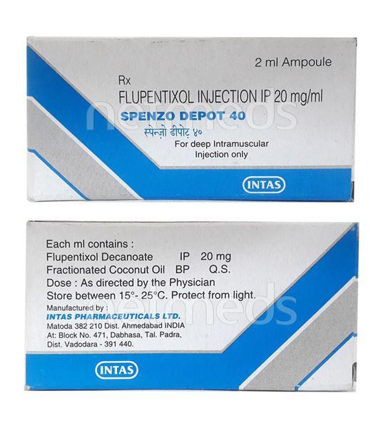 Spenzo 40mg Injection(Depot) 2ml Price, Uses, Side effects, Substitutes ...