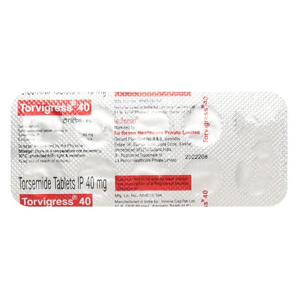 Buy Torvigress 40mg Tablet 10'S Online at Upto 25% OFF | Netmeds