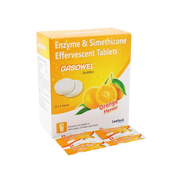 Gasowel Orange Flavour Effervescent Tablet 2's Price, Uses, Side ...