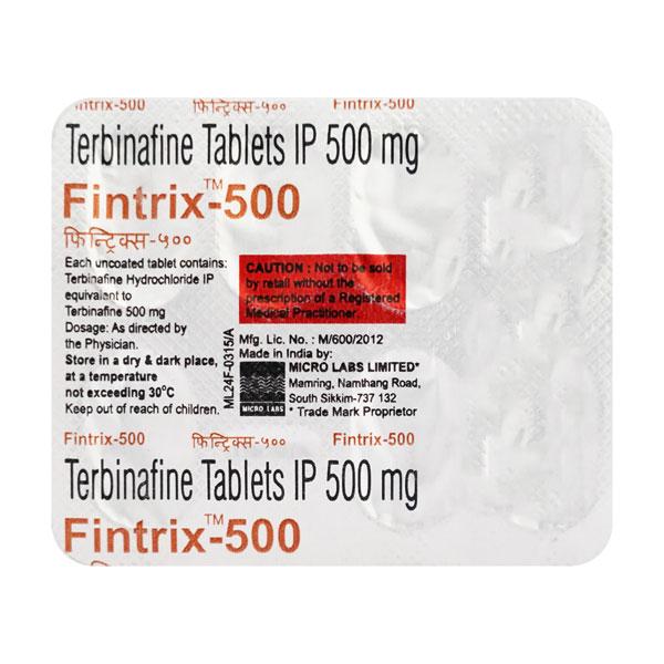 Fintrix 500mg Tablet 7'S Price, Uses, Side effects, Substitutes | Netmeds