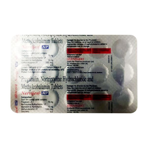 Nervijen Np Tablet 15's Price, Uses, Side effects | Netmeds