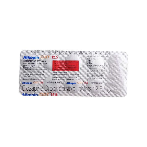 alkepin odt 12.5mg tablet