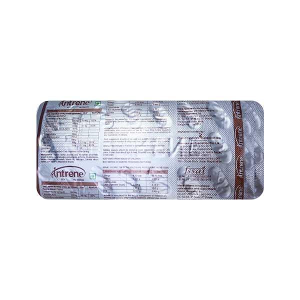 INTRENE VEG Capsule 20's Price, Uses, Side effects, Substitutes | Netmeds