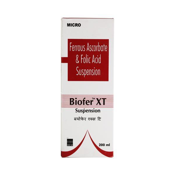 Biofer XT Suspension 200ml Price, Uses, Side effects, Substitutes | Netmeds