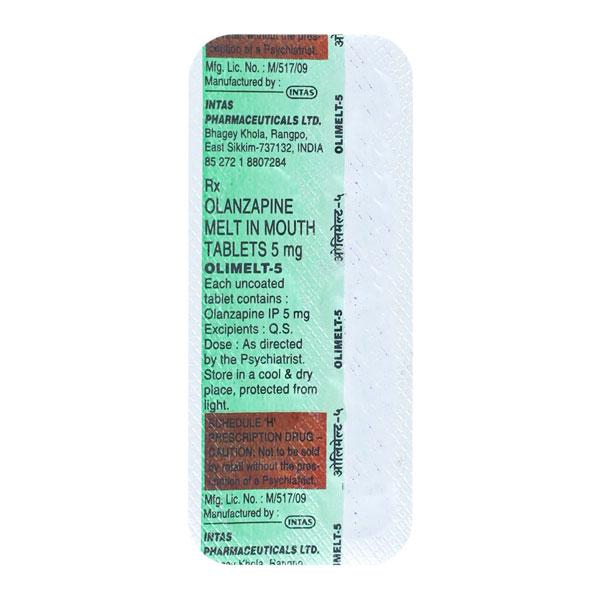 olimelt 5mg tablets