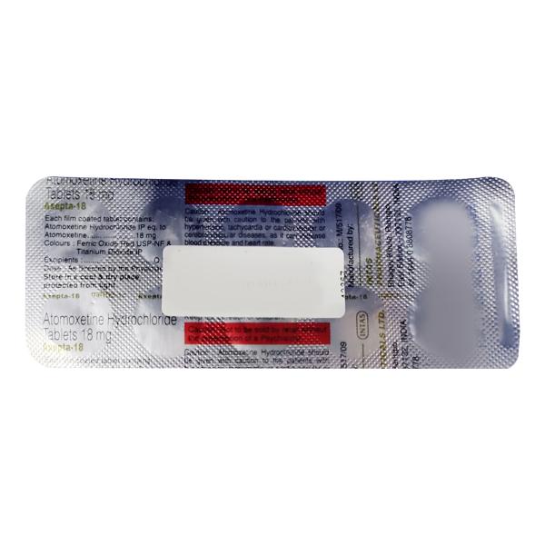 axepta 18mg tablet