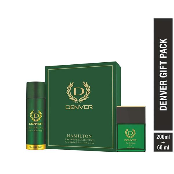 Buy Denver Hamiltongift Set Combo 200ml Deodorant + 60ml Perfume ...