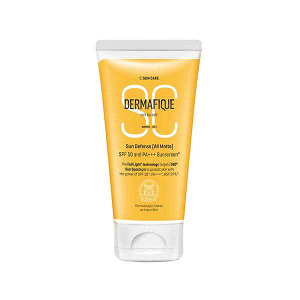 Buy Dermafique Sun Defense All Matte SPF 50 Sunscreen 150 gm Online at ...