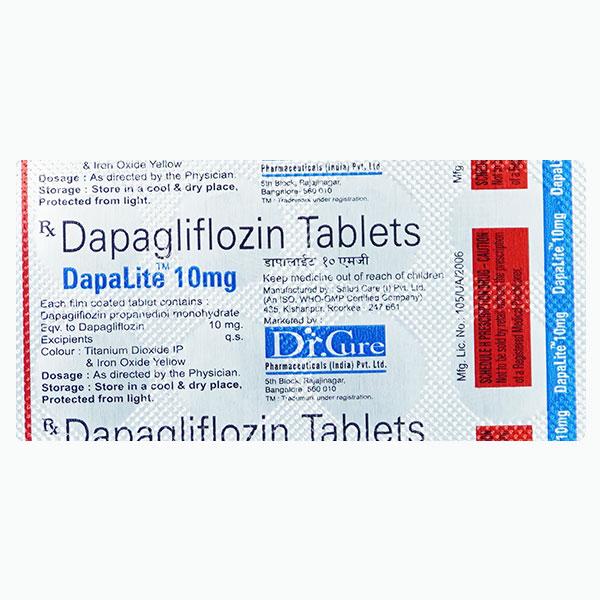 DAPALITE 10 Tablet 10's : Price, Uses, Side Effects | Netmeds