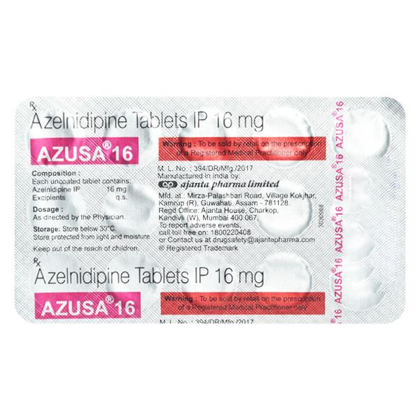 AZUSA 16 Tablet 15's Price, Uses, Side effects, Substitutes | Netmeds