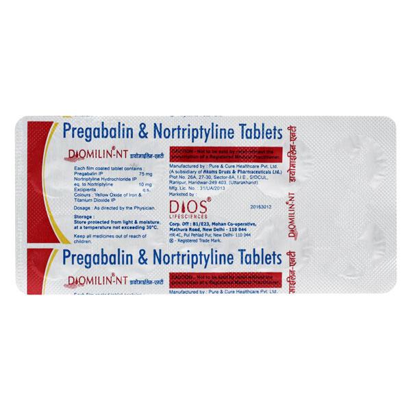 DIOMILIN NT Tablet 10's Price, Uses, Side effects, Substitutes | Netmeds