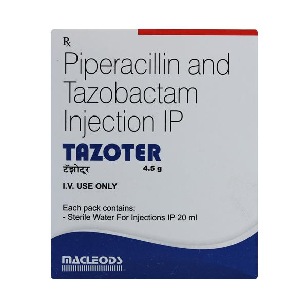 Buy Tazoter 4.5gm Injection 1's Online at Upto 25% OFF | Netmeds