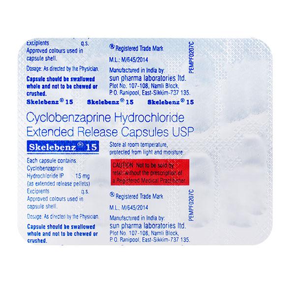 skelebenz 15mg capsules