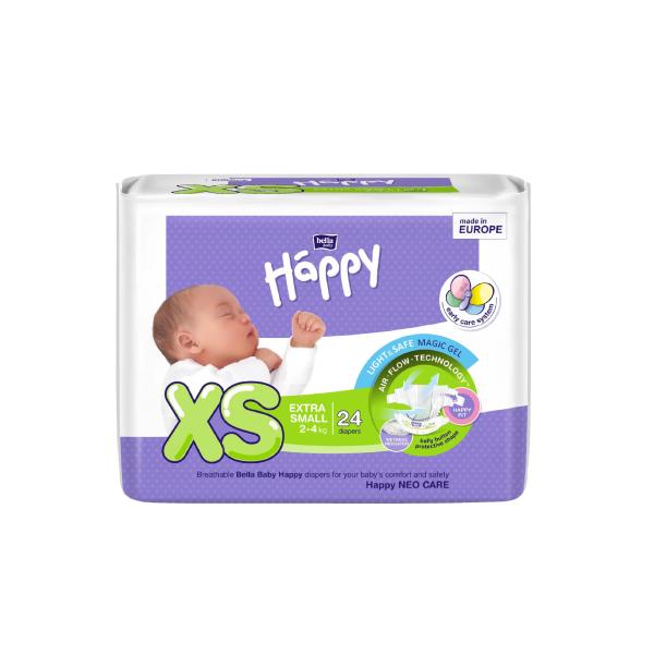 Bella Baby Happy Diapers 24's (XS) Premium Comfort and