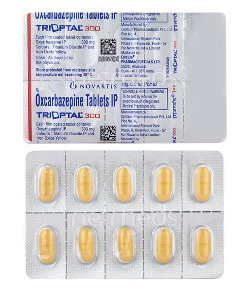 Trioptal 300mg Tablet 10'S - Buy Medicines online at Best Price from ...