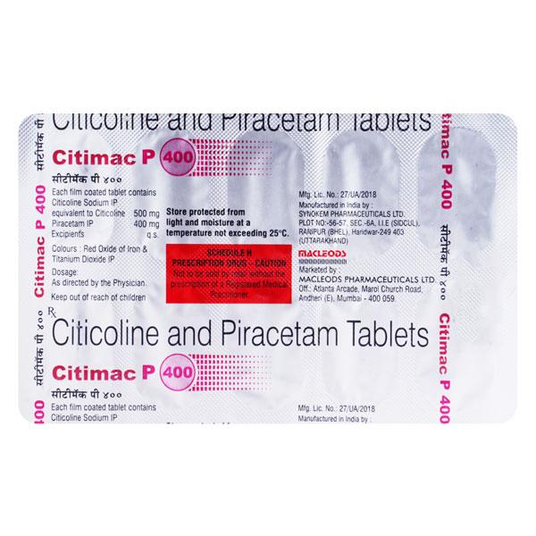 Buy CITIMAC P 400 Tablet 10's Online at Upto 25% OFF | Netmeds
