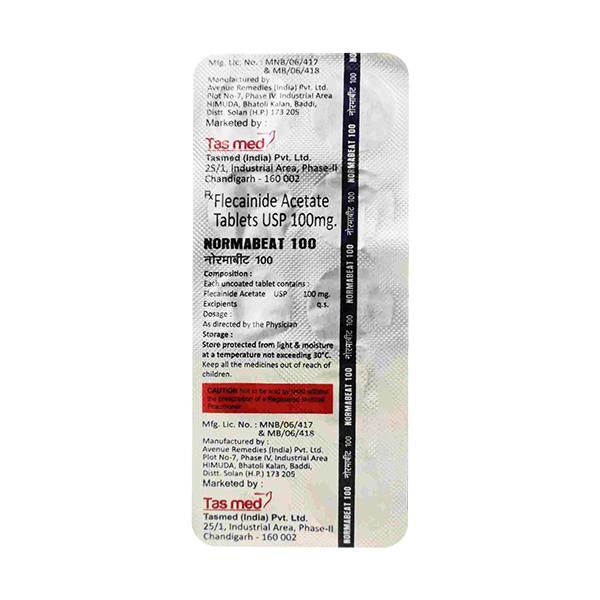 NORMABEAT 100 Tablet 10's Price, Uses, Side effects, Substitutes | Netmeds