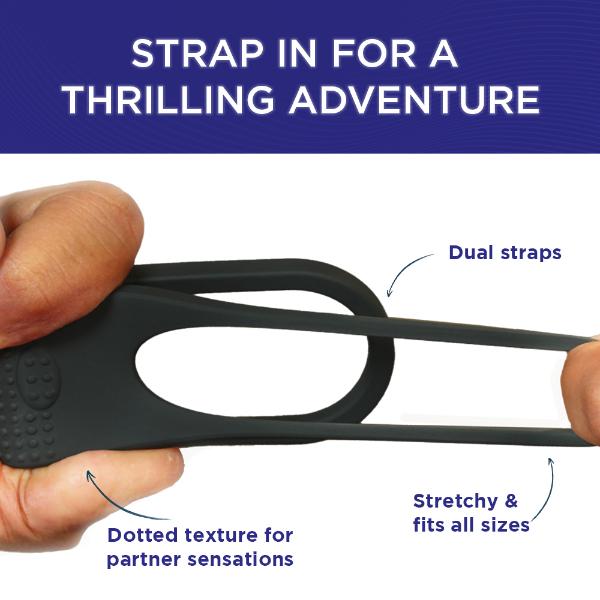 Skore Thrill Dual Strap vibrating Ring 1's Online at Best Price - Sexual  Wellness