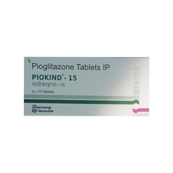 Piokind 15mg Tablet 10'S : Price, Uses, Side Effects | Netmeds