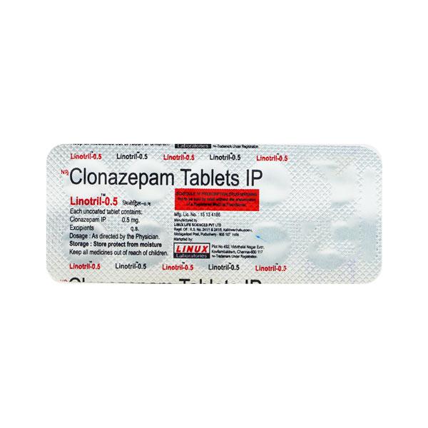 Linotril 0.5mg Tablet 10'S - Price, Uses, Side Effects, and Substitutes ...