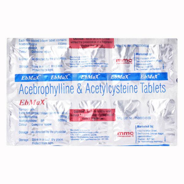 Buy EB MAX Tablet 10's Online at Upto 25% OFF | Netmeds