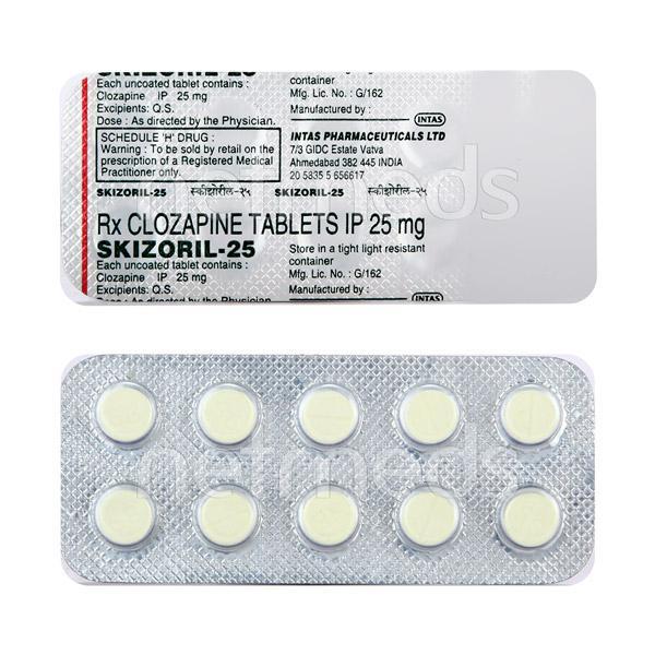 skizoril 25mg tablet