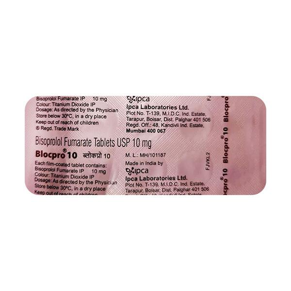Blocpro 10 Tablet 10's Price, Uses, Side effects | Netmeds