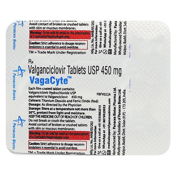 vagacyte 450mg tablet