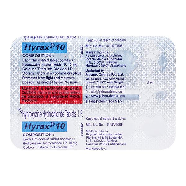 hyrax 10mg tablet