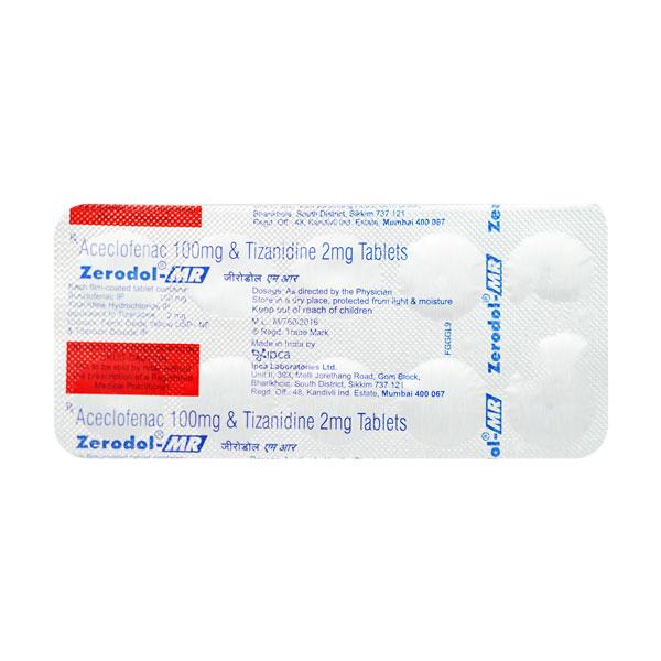 Zerodol MR Tablet 10'S: Know Uses, Side Effects, Price | Netmeds