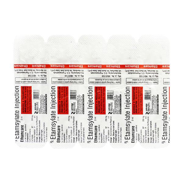 ETHAMCARE Injection 2ml : Price, Uses, Side Effects | Netmeds