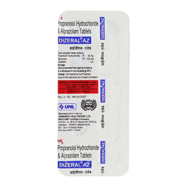 DIZERAL AZ Tablet 10's - Price, Uses, Side Effects, and Substitutes ...