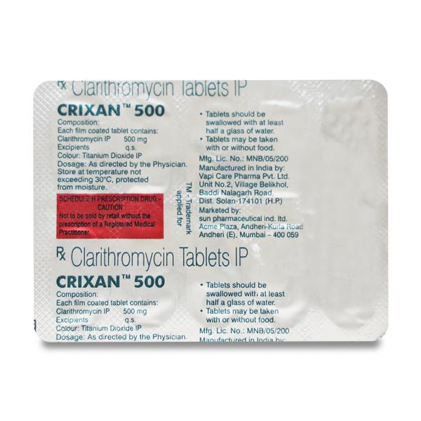 crixan 500mg tablet