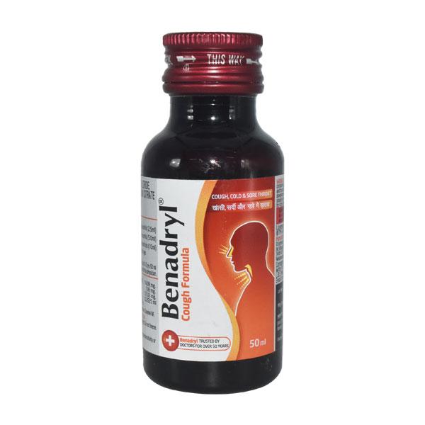 benadryl cough formula syrup