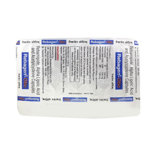 Rebagen Otic Capsule 10'S Price, Uses, Side effects, Substitutes | Netmeds