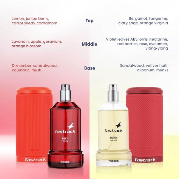 Buy Fastrack Gift Pack For Him Her 100Ml Each 2's Online at Best