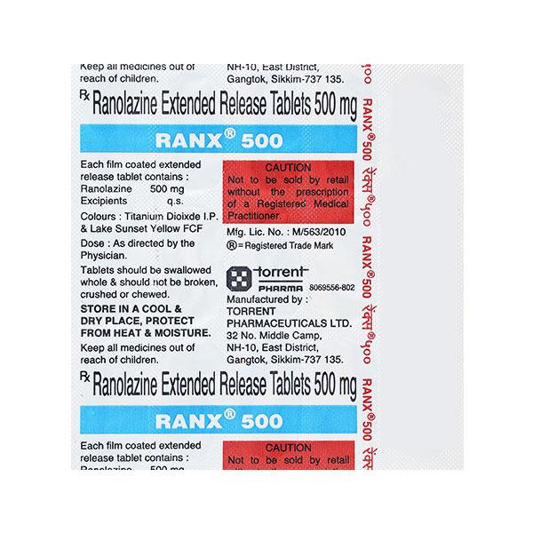 ranx 500mg tablet