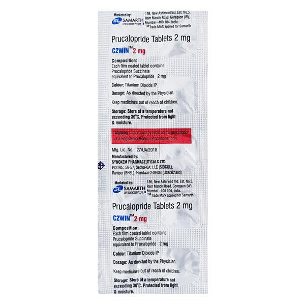 C2WIN 2 Tablet 10's Price, Uses, Side effects, Substitutes | Netmeds