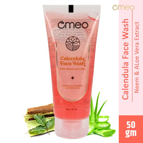 Bjain Omeo Calendula Face Wash - Neem & Aloe Vera 50 ml