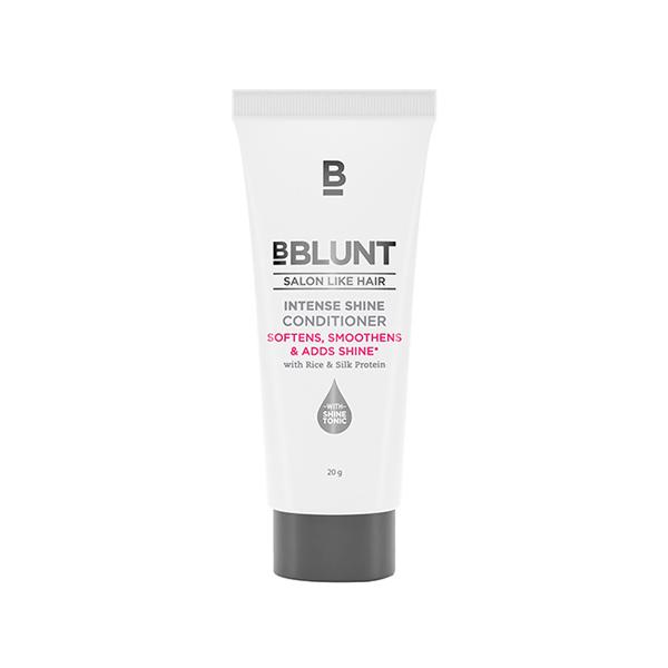 Buy Bblunt Intense Shine Conditioner with Rice, Silk Protein for Softer ...