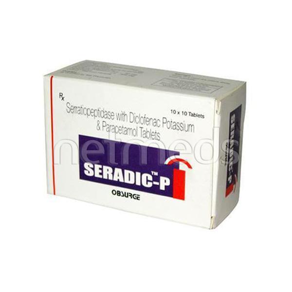 Seradic P Tablet 10'S Price, Uses, Side effects, Substitutes | Netmeds