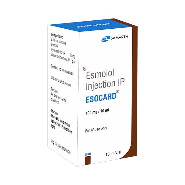 Esocard 100mg Injection 10ml : Price, Uses, Side Effects | Netmeds