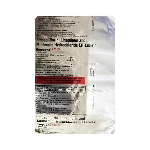 empaone lm er 25 5 1000 tablet